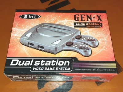 Consola Clon SEGA Genesis Y NES Gen-X Dual Station - COMO NUEVA - Imagen 1 de 2