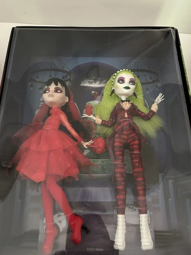 Monster High Skullector Beetlejuice Lydia Deetz Dolls 2 Pack NEW