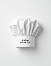 Personalized chef hat, Custom Embriodred Chef Hat