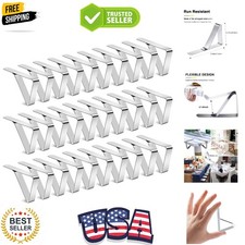 30 Pcs Stainless Steel Tablecloth Clips - Reliable Hold for Picnics  Events
