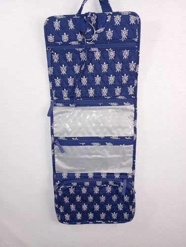 Vera Bradley hängende Reise Organizer Etui Marine Meeresschildkröte Marineblau Neu ohne Etikett - Bild 3 von 7