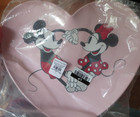 Pottery Barn Kids Disney Mickey Mouse & Minnie Mouse Heart Plate NIP