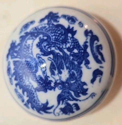 Vintage Chinese Dragon Letter"M" Red Sealing Wax Set Porcelain With Dragon Image - Picture 5 of 14