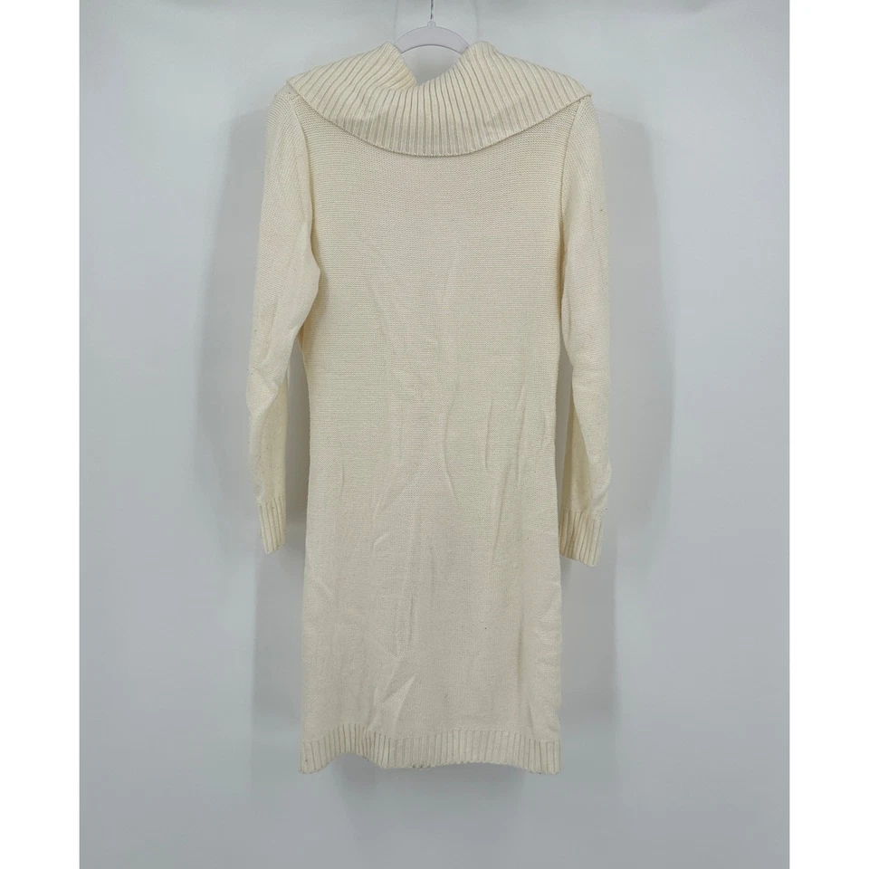 Alyx женщин кремовый кабель вязаный свитер платье размер XL старые деньги минималистский - Изображение 2 из 4