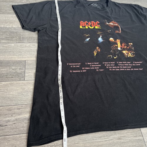 ACDC Live Tour T Shirt Mems Size 2XL Black - Picture 9 of 10