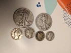 1 Oz $1.40 In Silver Constitutional Fractional  Walking Liberty - Mercury Dime