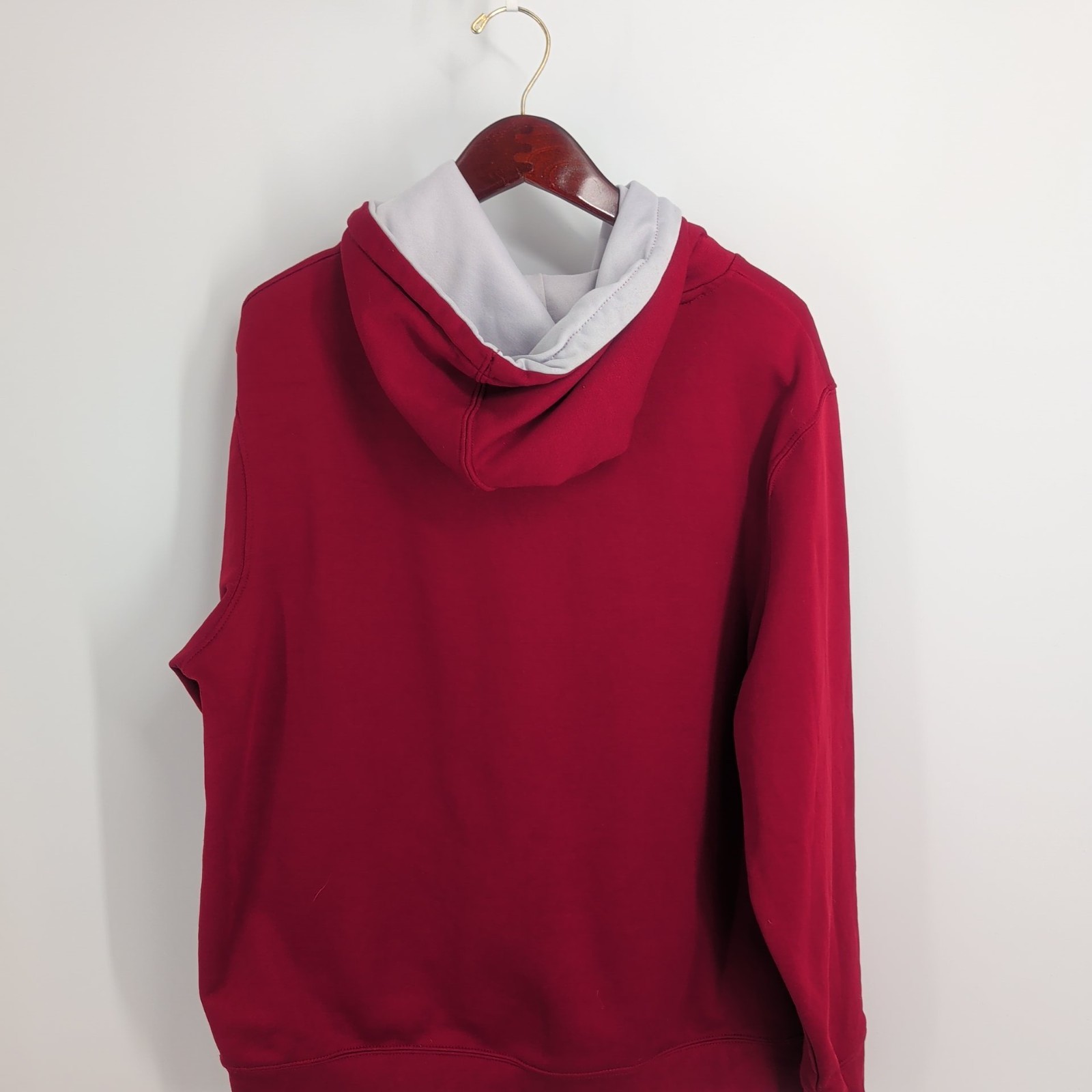 Colosseum Crimson Oklahoma Sooners Double Arch Mens Red Pullover Hoodie Size XL