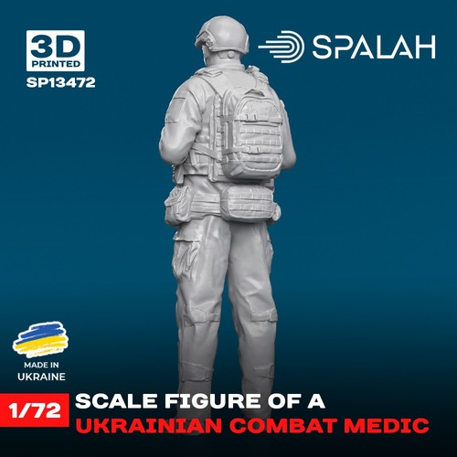 Figura Médico de Combate Ucraniano Escala Modelo 1:72 Spalah SP13472 - Imagen 4 de 4
