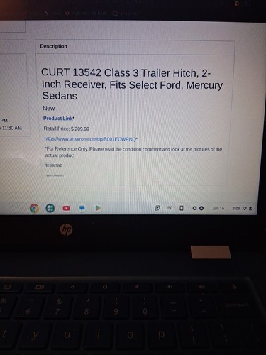 Curt Class 3 Trailer Hitch 2in Receiver Rear Cargo Tow Carrier Hitch 13542 - Picture 2 of 7
