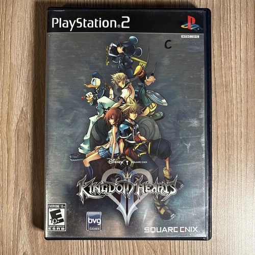 Kingdom Hearts II (PlayStation 2, 2006) W/ Manual And Reg Card