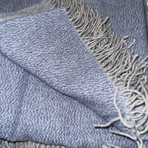 SFERRA 🚨MUESTRA 🚨 TIRO Ulisse Mouline 100 Lana Vergine Azul/Gris Col 9692 - Imagen 12 de 12