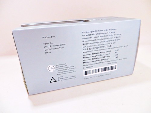 NOREV ''MERCEDES-BENZ GLE COUPE C292 - PEARL/METALLIC WHITE. 1:43 MIB/BOXED. - Picture 8 of 8