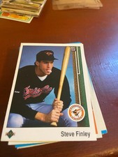1989 Upper Deck #742 Steve Finley - Rookie RC Diamondbacks Dodgers