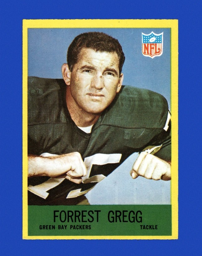 1967 Philadelphia Set-Break # 77 Forrest Gregg EX-EXMINT *GMCARDS*