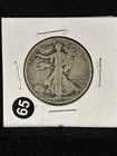 1935 D  Walking Liberty Silver Half Dollar 50c 90%