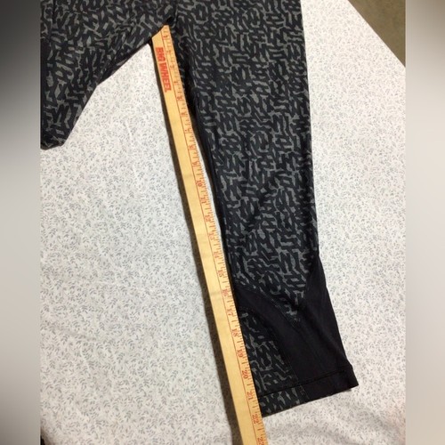 Leggings Lululemon Run Inspire Crop II Block it Bolsillo Negro Gris Talla 6 - Imagen 11 de 12