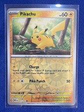 Pikachu - (Reverse Cosmos Holo) 025/165 Miscellaneous Cards & Products Holo