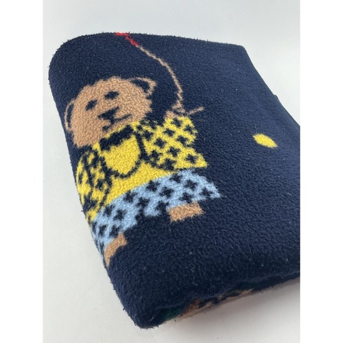 Manta artesanal corona vintage oso de peluche reversible Yugoslavia globos Vuteks Bl - Imagen 6 de 14