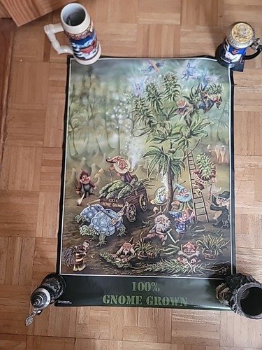 Vintage GNOME GROW WEED POSTER 24x36 FANTASY MARIHUANA 24517  - Bild 1 von 21