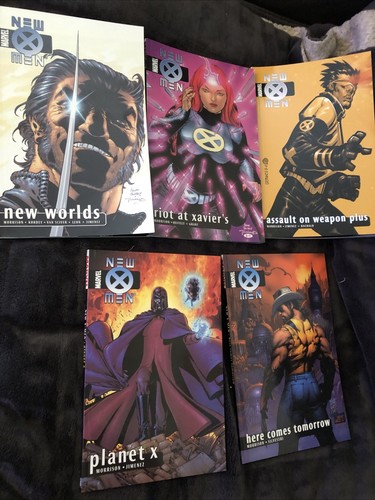 New X-Men TPB Lot Of 5 VOL. 3-7 Marvel Grant Morrison 1st Prints RARE