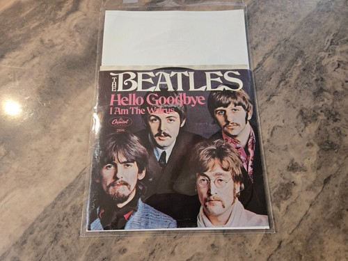 VTG BEATLES HELLO GOODBYE I AM THE WALRUS 7" RECORD CAPITAL 2056 NO SPLIT SLEEVE - Bild 2 von 18