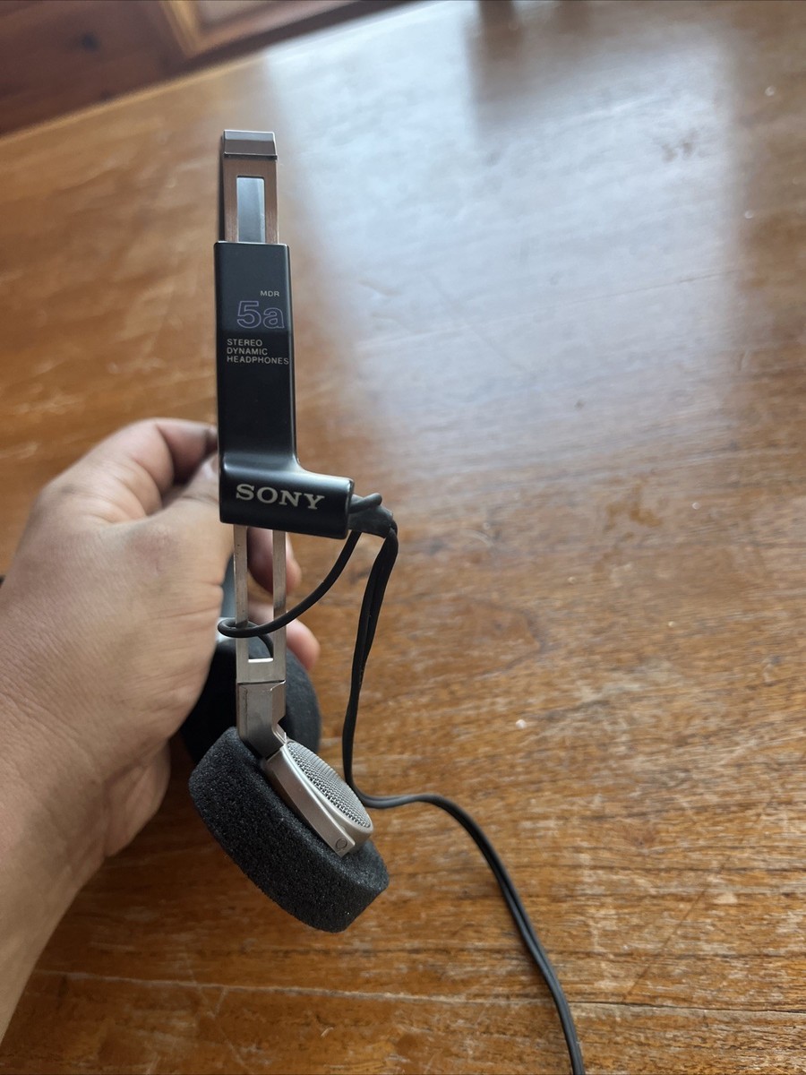 レトロ家電 SONY MDR-5a新品未使用 Sony MDR-5A Headphones Vintage Rare Pristine Condition See Photos