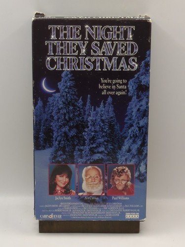 THE NIGHT THEY SAVED CHRISTMAS [VHS] Video-TESTED-RARE VINTAGE - Picture 1 of 4