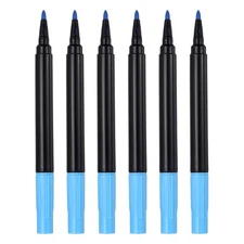 Chalk Board Marker Pens, 6 Pcs Liquid Chalk Markers Erasable, Sky Blue