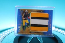 2025 Panini Origins Jumbo Tri-Color Patch *Kaleb Johnson (RC) Blue /49 *STEELERS