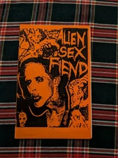 Alien Sex Fiend Fan Club Fanzine Fiendzine Vintage Book 32 Pages Anagram Batcave
