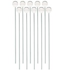 10 setzt den klaren Schokoladenhalter mit Drahtstielen Wrapper Schokoladenkugeln