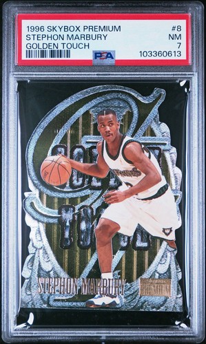 Skybox Premium Golden Touch #8 1996 Stephon Marbury PSA 7  - Imagen 1 de 2