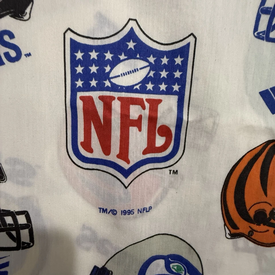 Casco de fútbol americano NFL vintage 1995 doble hoja plana y ajustable The Bibb Company Foto 3 de 4