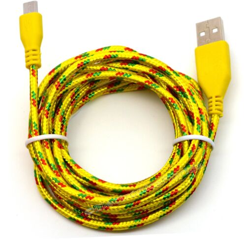 10 pieds câble micro USB 2.0 pour téléphones Android lot de cordons de chargeur synchronisé de charge - Photo 7 sur 11