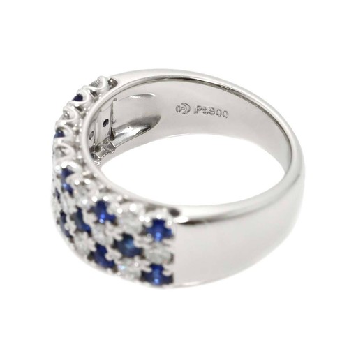 TASAKI Sapphire Diamond 0.55ct Ring Platinum size5.25(US) 90281451 - Picture 3 of 9