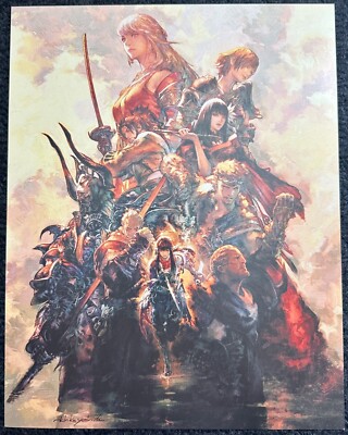Final Fantasy XIV Poster by Akihiko Yoshida | eBay