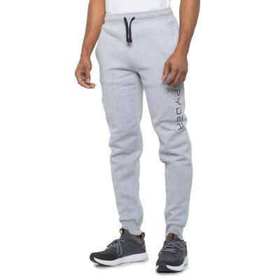 Men's Spyder Logo Jogger Joggers Sweat Pants Heather Grey Size Large L