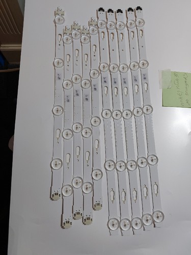 10X HINTERGRUNDBELEUCHTUNGSSET FÜR SAMSUNG UE40JU6J40U TV V5DU-400DCA-R1 / V5DU-400DCB-R1 - Bild 7 von 24
