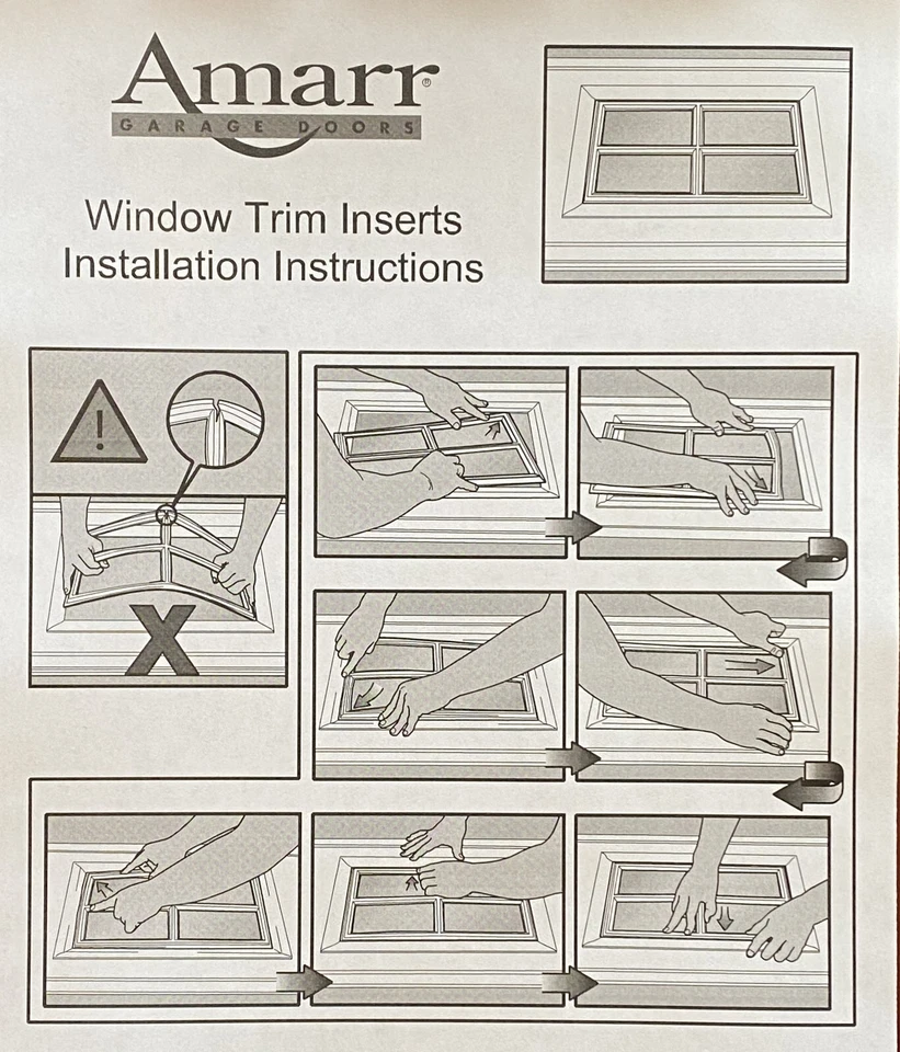 4 Inserto de repuesto de rueda de vagón Amarr para puerta de garaje Amarr de panel corto gris Foto 2 de 3