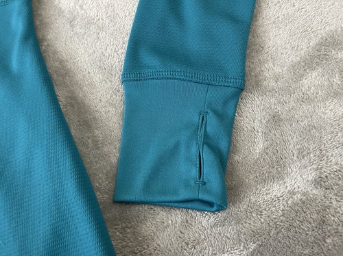 Reel Legends Hoodie Shirt Women's Athletic Light Weight Thumb Holes Teal XSmall - Picture 13 of 16