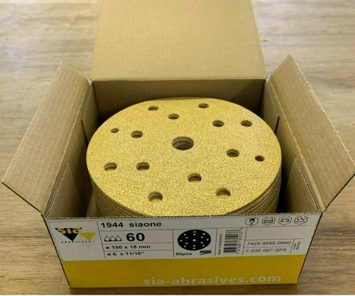 150 mm/6 Zoll - 15 Loch Klett Schleifscheiben - von 40 bis 500er Körnung - 50er Box - Bild 2 von 11