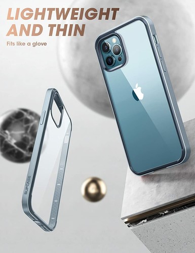 Funda trasera delgada con marco de metal para iPhone 13 Pro Max 6,7" SUPCASE antiarañazos - Imagen 17 de 20