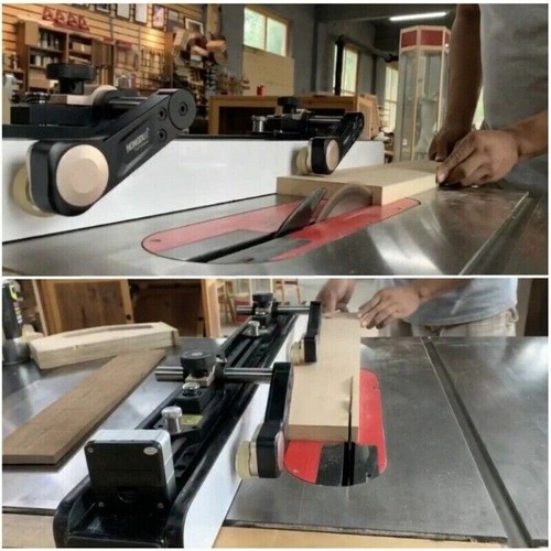 Woodworking Table Saw Press Feeder Backing Guide Band Sawing Fence Push - Picture 4 of 6