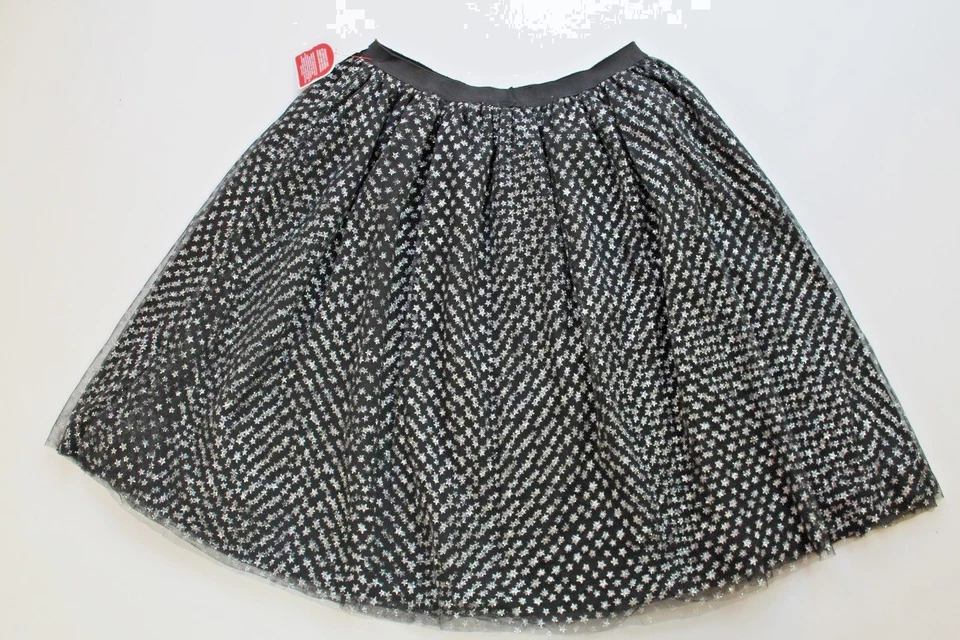 Falda Tutú Niñas Estrella NUEVA Negra Plata Estrellas Multi Talla Elástica Wst Prty Mail Sh Foto 3 de 4