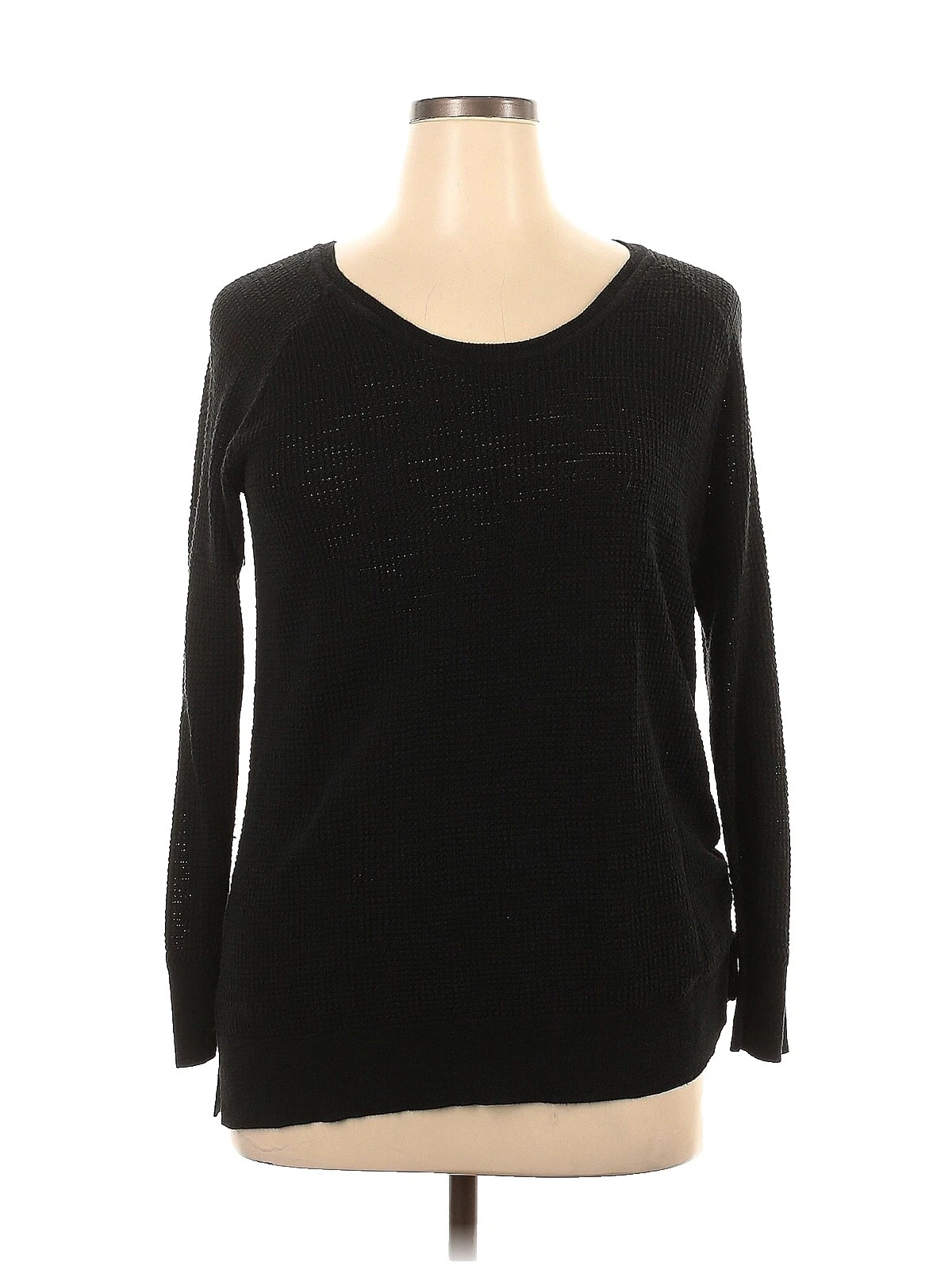 Suéteres para mujer negro de algodón Maurices