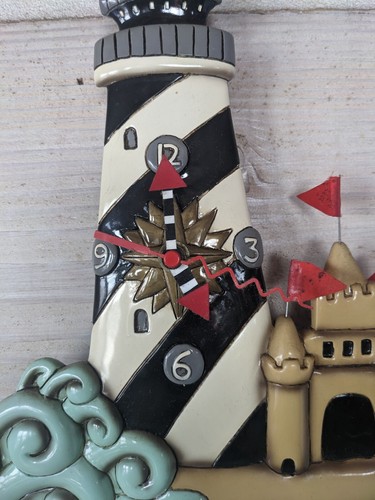 Allen Designs Studio Wall Clock: Beacon Light Lighthouse - Picture 3 of 7