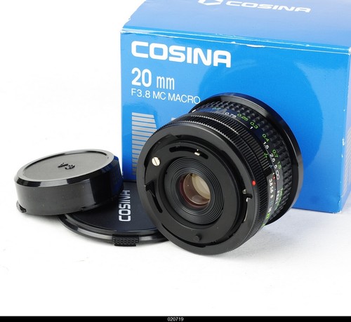 Lens Cosina 3,8/20mm MC Macro for Canon FD Mint Box - Picture 3 of 3