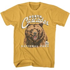 United States National Parks North Cascades Grizzly Men's T Shirt