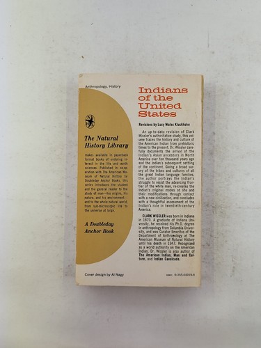 INDIANER DER VEREINIGTEN STAATEN von Clark Wissler 1966 Taschenbuch - Bild 3 von 7