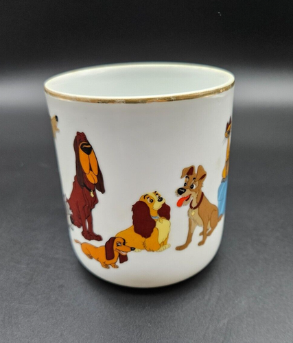 Vtg Walt Disney Productions Japan Lady and the Tramp Aristocats Coffee Mug - Picture 2 of 7